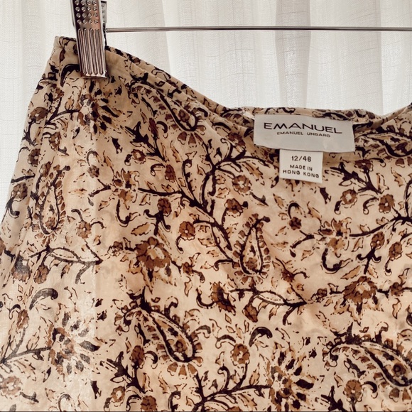 VTG EMANUEL UNGARO mini wrap skirt - Picture 4 of 9